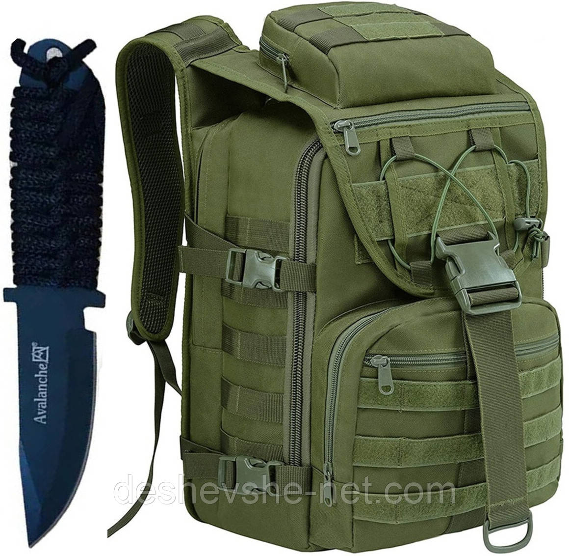 

Рюкзак тактический Eagle M09B (штурмовой, военный) мужская сумка Оливковый