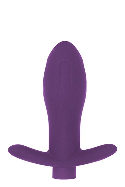 Анальная пробка с вибрацией MAI Attraction Toys №87 Purple перезаряжаемая*18+* длина 11см*18+* диаметр