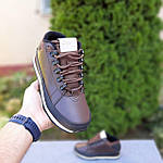 Мужские кроссовки New Balance 754 высокие (коричневые) О10516 молодежная обувь, фото 10