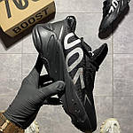 Чоловічі кросівки Adidas Yeezy Boost 700 Black White (Чорний) C-515 зручні і круті демісезонні кроси, фото 5