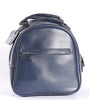Синій невеликий рюкзак-сумка з натуральної шкіри на одне відділення Tiding Bag - 24094, фото 1
