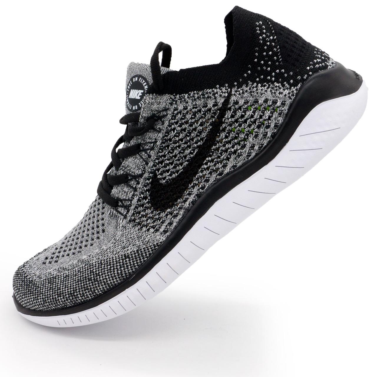 

Кроссовки для бега Nike Free Run Flyknit Найк Фри Ран, серые р.(42, 43, 44, 45)