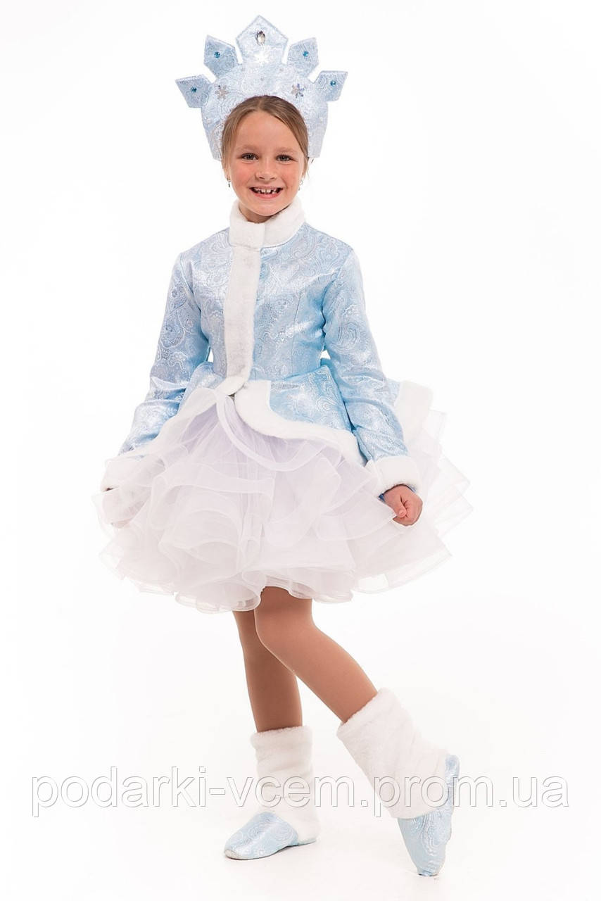

Снегурочка Снежинка детский карнавальный костюм \ BL - ДНг25 122-128