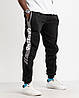 Спортивні теплі чоловічі штани зимові з манжетом, плащі на флісі темно-сірий (розміри М-3ХL)