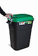 Набір 3 бака-відра для сміття 75 л EcoTayg (Іспанія) 60*40,2*56 см, з кришкою і ручками пластикові, фото 4