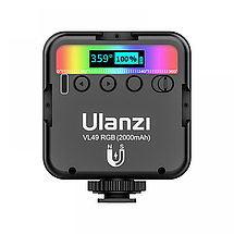 Накамерне світло LED RGB Ulanzi VL49 RGB, фото 3