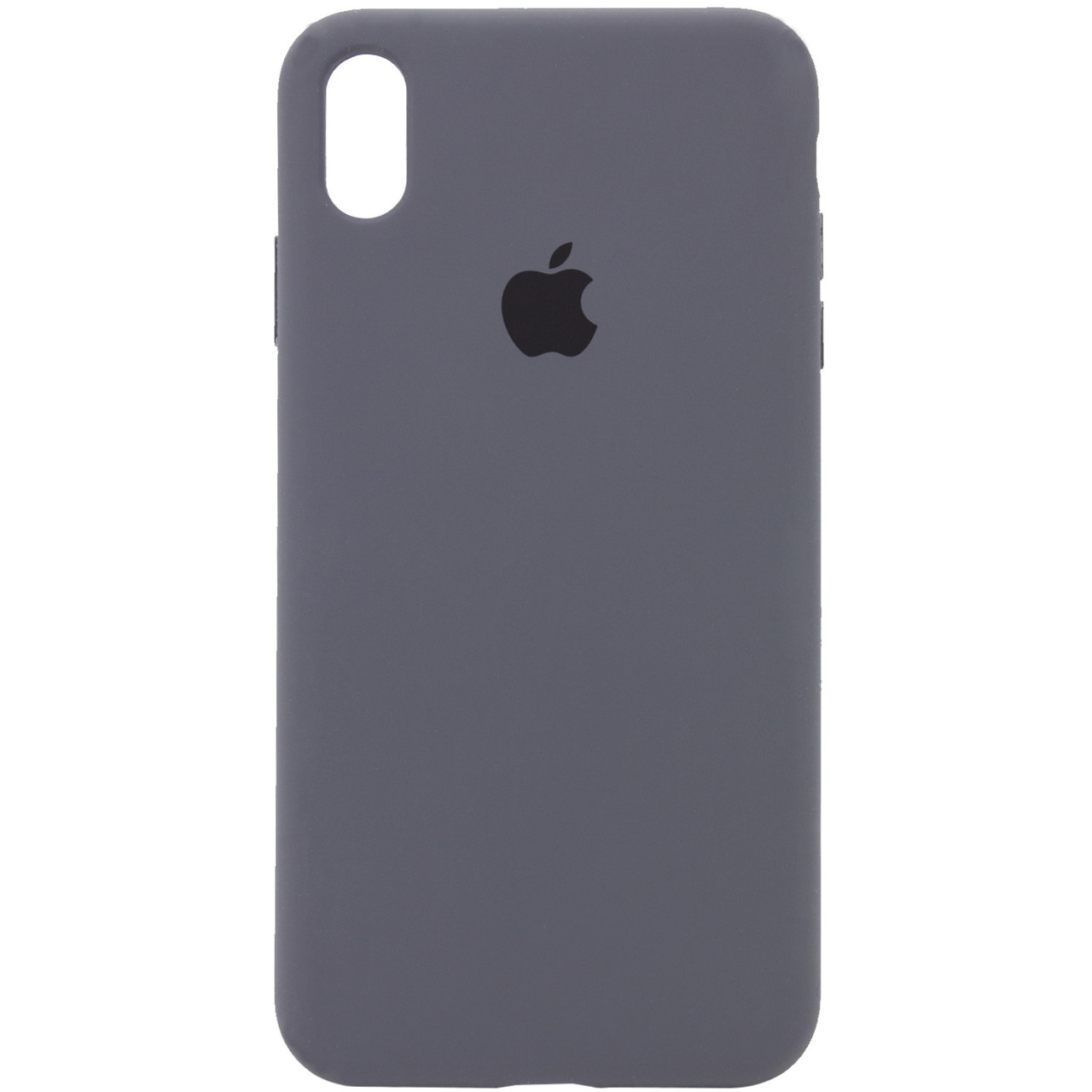 

Чехол Silicone Case Full для Apple iPhone Xr (6.1) с Закрытым Низом (Dark Grey), Серый