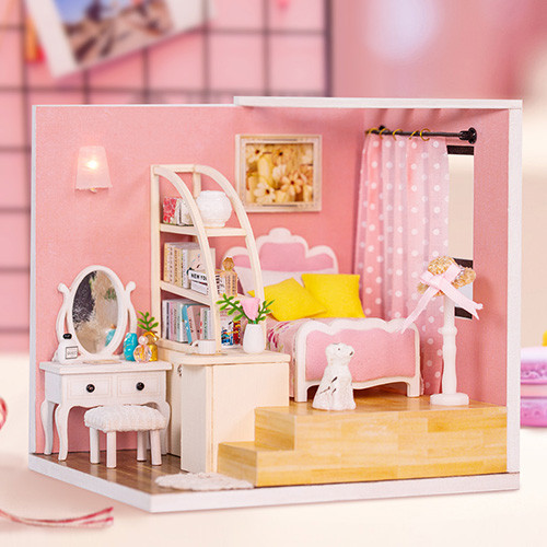 

Набор для творчества Румбокс Diy mini house Домик с мебелью (M-012)