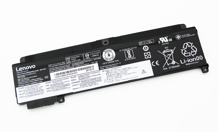 Оригінальна батарея Lenovo ThinkPad T460S (01AV405 11.4 V 26Wh 2130mAh) Акумулятор, АКБ для ноутбука