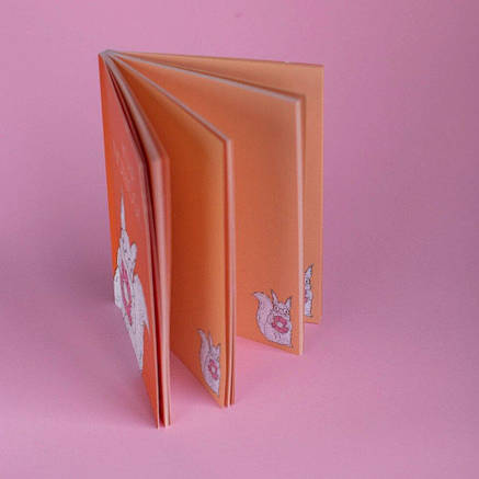 Блокнот 4Profi Artbook orange 64 формат аркуша B6 50414, фото 2