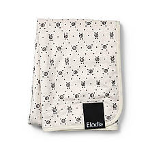 Elodie Details - Дитячий плед Pearl Velvet Blanket, колір Monogram Print