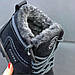 Мужские зимние ботинки большого размера 46-49 кожаные черные высокие,Зимові чоловічі черевики великого розміру, фото 4