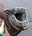 Мужские зимние ботинки большого размера 46-49 кожаные черные высокие,Зимові чоловічі черевики великого розміру, фото 6