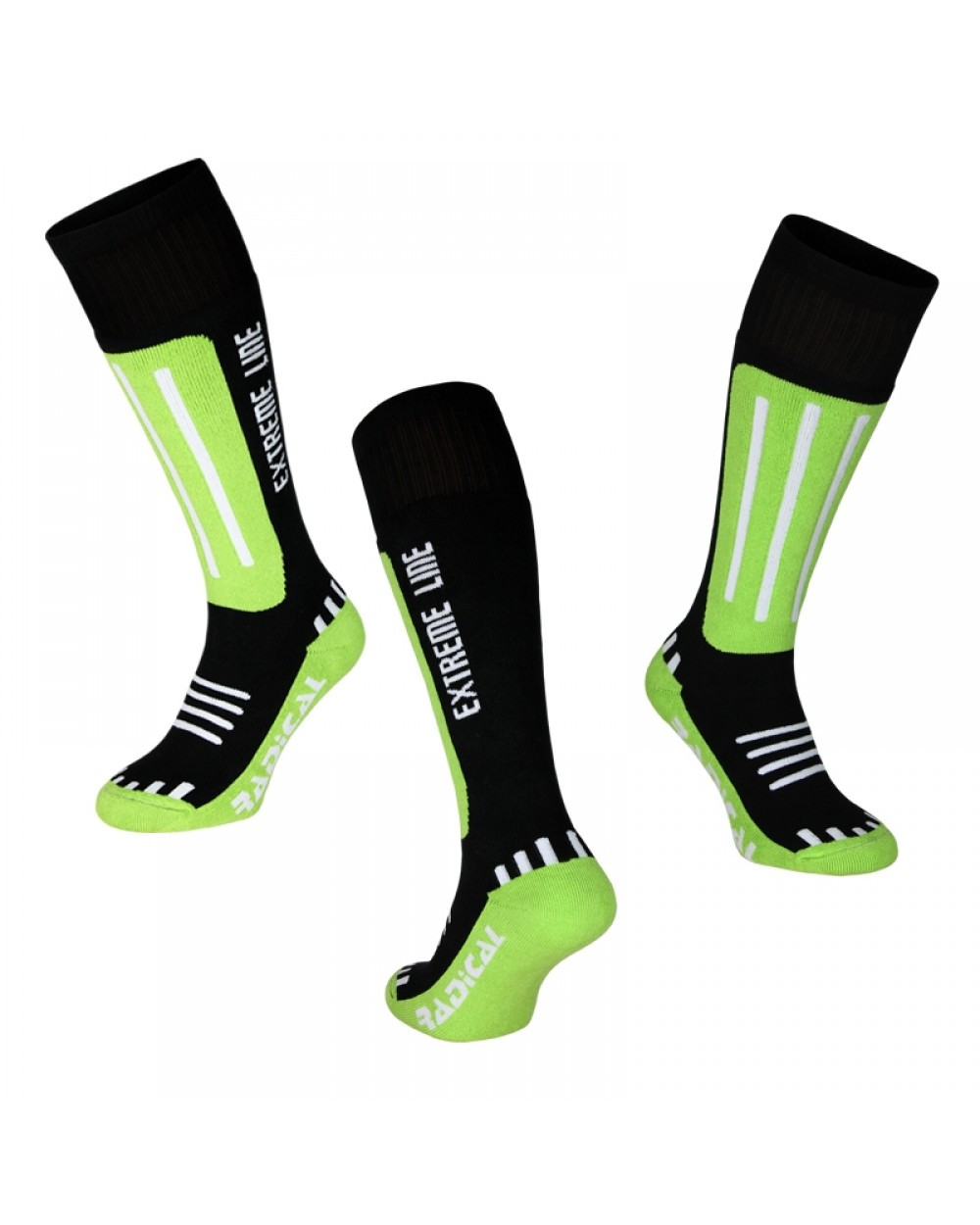 

Лыжные носки Rough Radical Extreme Line (original), зимние термоноски, для сноуборда, высокие теплые S (35-38), Зелёный