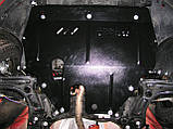 Металевий захист двигуна (картера) Volkswagen Polo (2001-2009) (V-1,4; 1,6; 1,8; 1,4 D; 1,9 D), фото 3
