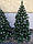 Пишна новорічна ялинка Снігова Королева 1.50м з підставкою ПВХ / Ялинка з білими кінчиками / Смерека, фото 5