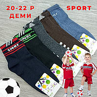 Шкарпетки дитячі демісезонні спорт для хлопчика, добра пара, р20-22, випадкове асорті 30032086, фото 1