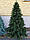 Пышная новогодняя искусственная Литая елка Элитная 2.10м. зеленая с подставкой / Ёлка искусственная / Ель, фото 8