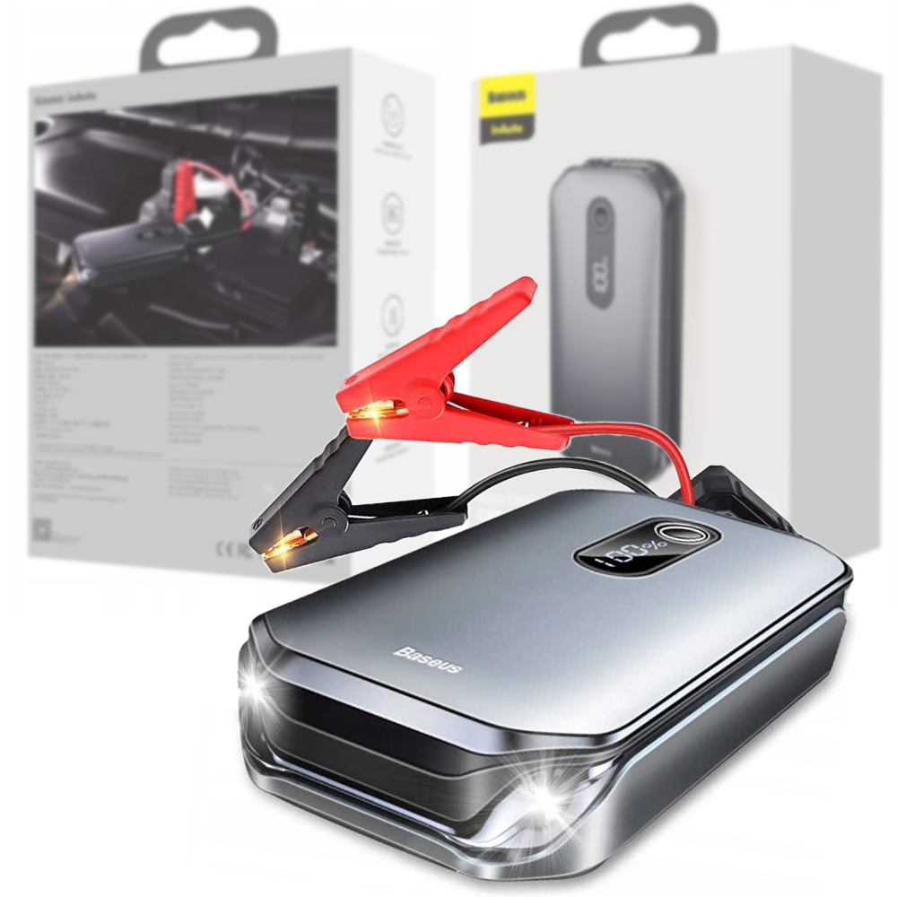 Автономные пусковые устройства | Car Jump Starter Baseus Super Energy Pro 12000mAh Black Импульсные