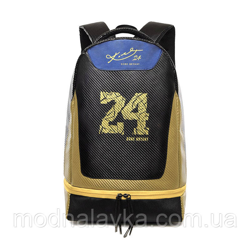 

Спортивный рюкзак Kobe Bryant 24 Black + Gold ML, КОД: 2609636