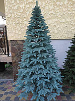 Пишна новорічна Лита ялинка Преміум 1.50м. блакитна з підставкою / Ялинка штучна / Смерека, фото 1