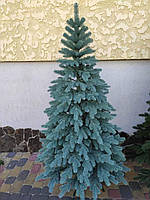 Пишна новорічна Лита ялинка Елітна 1.50м. блакитна з підставкою / Ялинка штучна / Смерека, фото 1