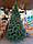 Пышная новогодняя искусственная Литая елка Элитная 2.50м. зеленая с подставкой / Ёлка искусственная / Ель, фото 2