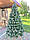 Пишна новорічна ялинка Елітна з шишками 2.5м з підставкою ПВХ / Ялинка з шишкою / Ялинка / Смерека, фото 2