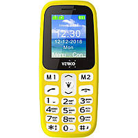 Кнопочный мобильный телефон Verico Classic A183 Yellow, фото 1