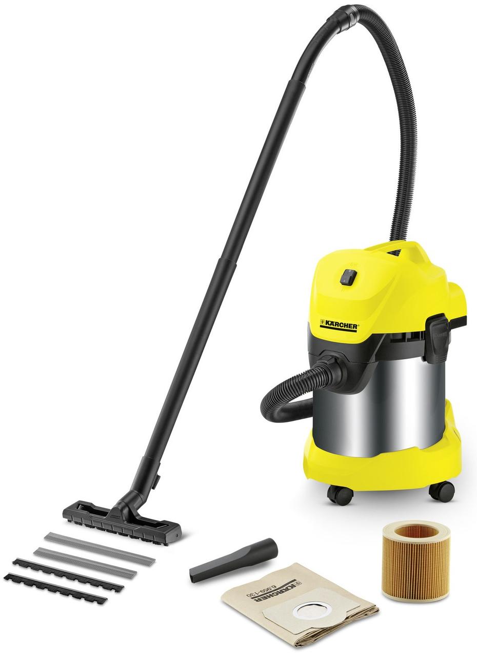 

Профессиональный хозяйственный пылесос Karcher WD 3 Premium бытовой, промышленный для сухой и влажной | Керхер