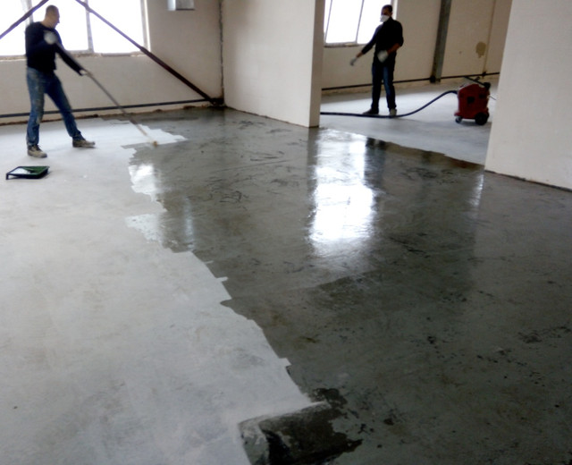 Послуги знепилення бетонних підлог