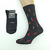 Шкарпетки чоловічі демісезонні "ПЕРЕЦЬ", високі, Capitano Style, р27, чорні, 20021818