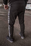 Чоловічі спортивні штани Intruder Dazzle трикотажні чорні-камуфляж 2XL (001SAG 1602), фото 5