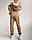 Спортивний жіночий теплий костюм oversize з трехнити на флісі, фото 6