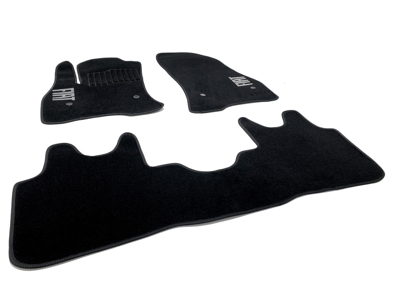 Ворсові килимки Fiat 500L (2012-) /Чорні 5 шт. AVTM BLCCR1133