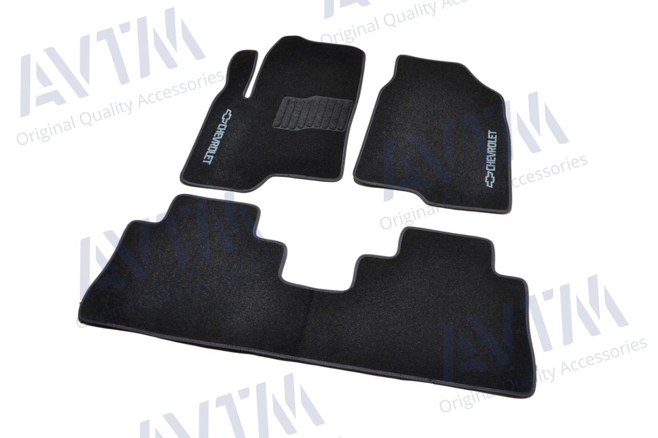 Ворсові килимки Chevrolet Captiva (2006-) /Чорні AVTM BLCCR1078