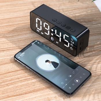 Міні-Колонка Bluetooth Kimiso K11 LED ГОДИННИК з будильником