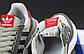 Чоловічі кросівки Adidas ZХ 500 (сіро-білі) якісне взуття для хлопців К12113, фото 4