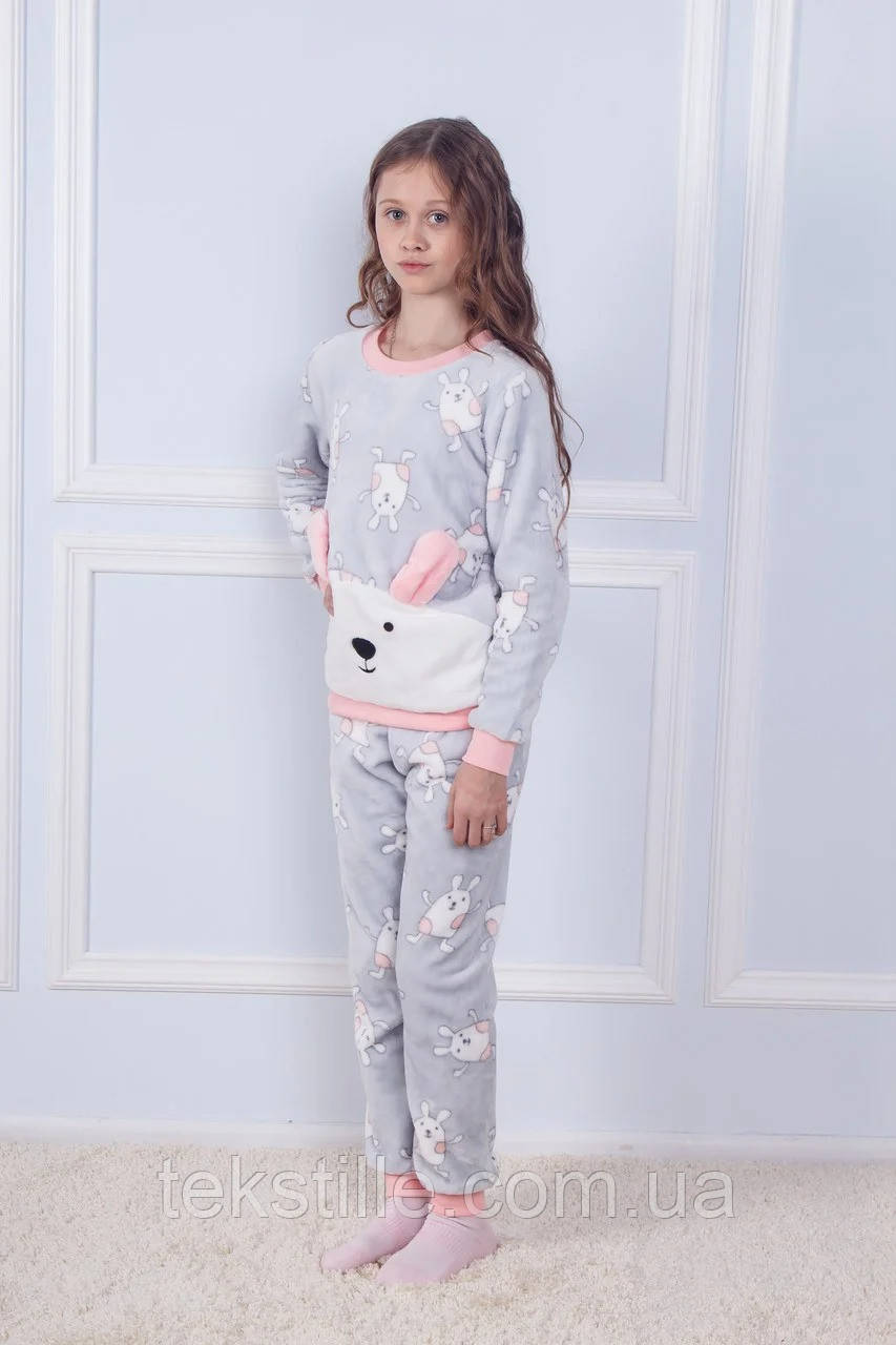 Пижама махровая подростковая для девочки 10 лет