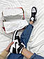 Чоловічі кросівки Nike Air Jordan Retro High Black/White (чорно-білі) NJ006 високі чоловічі кроси, фото 3