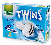 Печенье Twins в белом шоколаде Gullon, 6х42 гр. /252гр.