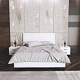 Кровать 1,6 Ascet Art In Head 1670x1000x2060 белая аляска (102070315), фото 2