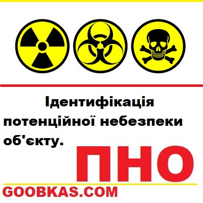 Ідентифікація потенційної небезпеки об єкту. Детальніше: https://goobkas.com/ua/g86956443-identifikatsiya-potentsialno-opasnogo