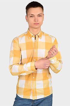 Рубашка мужская желтая размер S AAA 128988T