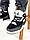 Чоловічі кросівки NIke Air Jordan 3 Retro Black | Найк Аїр Джордан 3 Ретро Чорні, фото 8