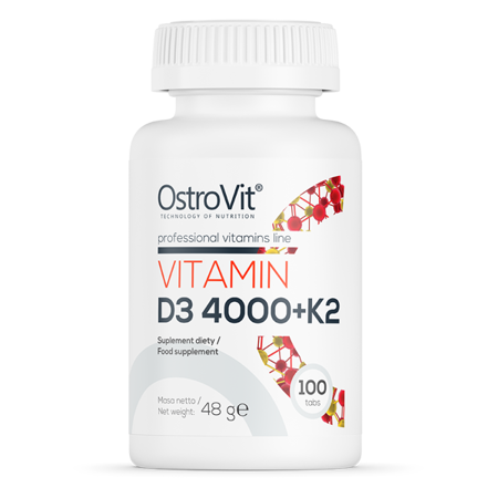 

Витамины OstroVit - Vitamin D3 4000 + K2 (100 таблеток)