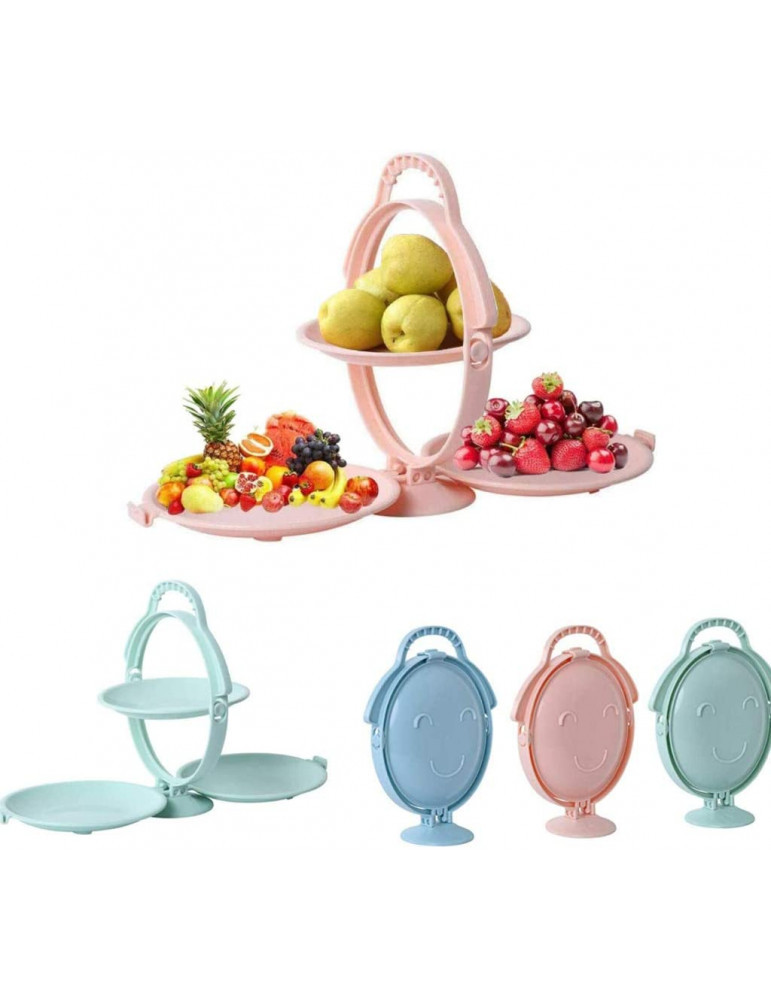 Подставка фруктовница для фруктов Creative Folding Fruit Plate