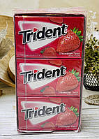 Блок жвачек без сахара Trident Strawberry Twist Клубника, 168шт