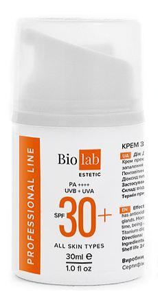 

Крем с СПФ 30 Biolab Estetic (30мл). Cream with SPF 30