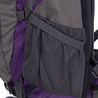 Рюкзак туристический с каркасной спинкой Color Life 825 30 литров Purple-Grey, фото 3